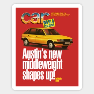 AUSTIN MAESTRO - 80s magazine cover Magnet